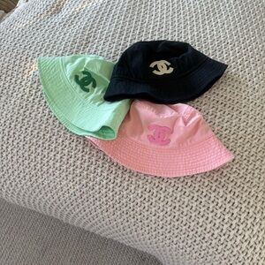 Chanel bucket hat set of 3- not authentic